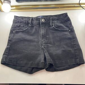 Wax Jean Denim Shorts